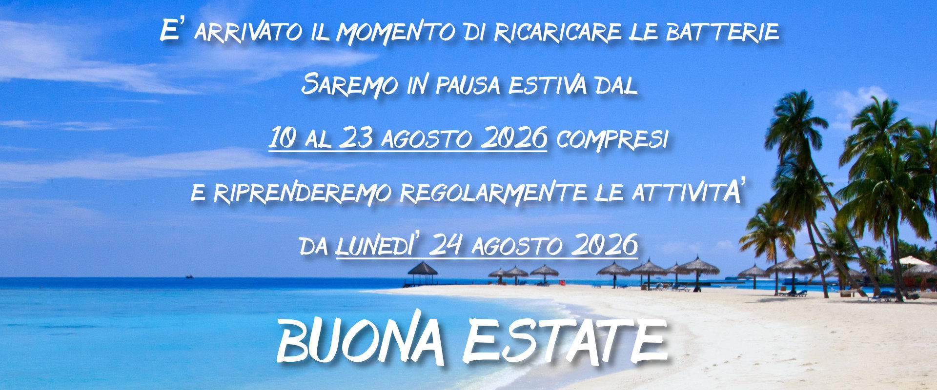 vacanze estive 2026